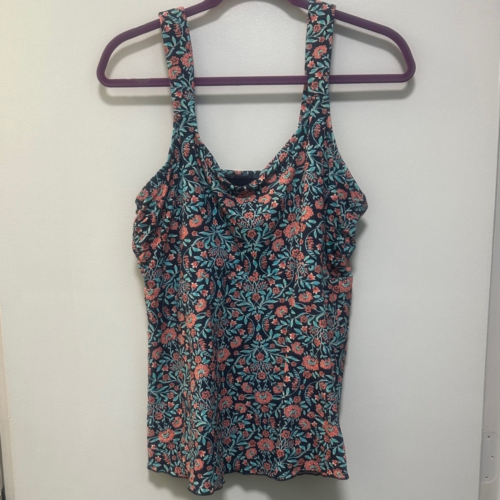 Lands End tankini top size 18